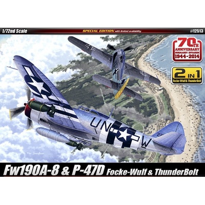 Academy Fw 190A 8 & P 47D 1:72