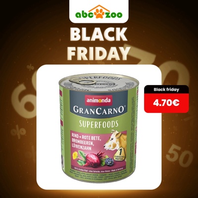 Animonda Gran Carno Superfoods Adult hovädzie mäso červená repa černice 800 g