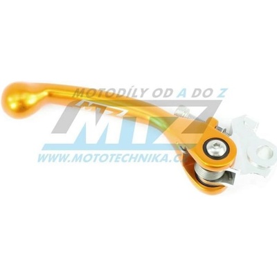 Páčka brzdy FLEX - Yamaha YZ125+YZ250 / 08-22 + YZF250+YZF450 / 07-22 + WRF250+WRF450 + Kawasaki KXF250+KXF450 - zlatá L9B-006-11