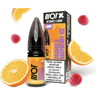 Riot X Salt Orange & Raspberry Ice 10 ml 10 mg