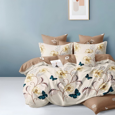 EmonaMall Двулицево спално бельо EmonaMall, 6 части - Модел S18114 (S18114-12000d)