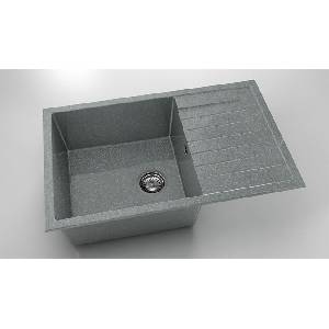 FAT Мивка Vanguard 228, Granicite, 251 City Grey, с включен сифон - bogdanmebel Мивка за вграждане