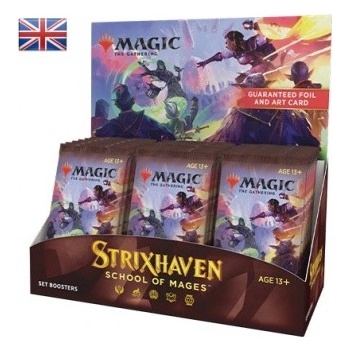 Wizards of the Coast Magic the Gathering Strixhaven Set Booster 12 kariet
