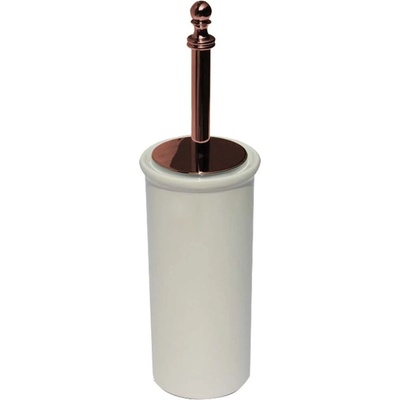 Sapho PERLA WC štětka na postavení, keramika, růžové zlato, PE1207