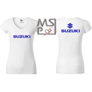 Dámske tričko Suzuki V Biela