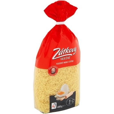 Zátkovy Vaječné Vlasové nudle extra 400 g