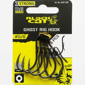 Black Cat Ghost Rig Hook DG Coating vel.6 5 ks