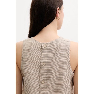 Benetton Блуза с лен United Colors of Benetton (5YPVDQ0BL)