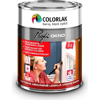 COLORLAK Profi Okno S-2082, slonová kosť, 0,6L