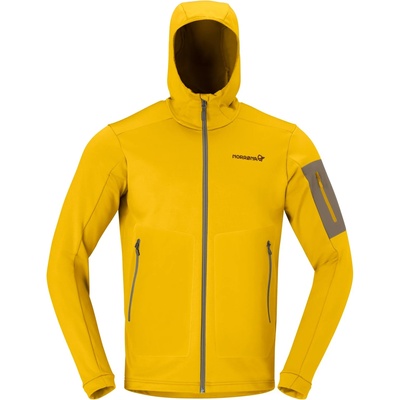 Norrøna Мъжко поларено яке Norrøna Falketind Warm2 Stretch Hood Fleece jacket - Golden Palm (005-5581-0612)