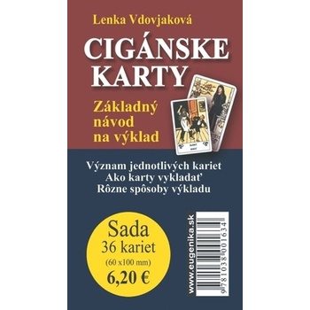 Karty - Cigánské karty karty brožúrka - Lenka Vdovjaková
