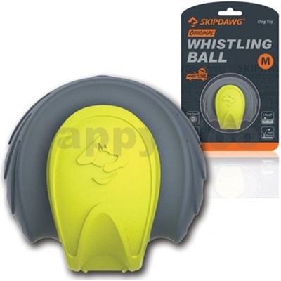 GIGWI guma TPR Skipdawg Whistling Ball hvízdací a plovoucí 6,35 cm