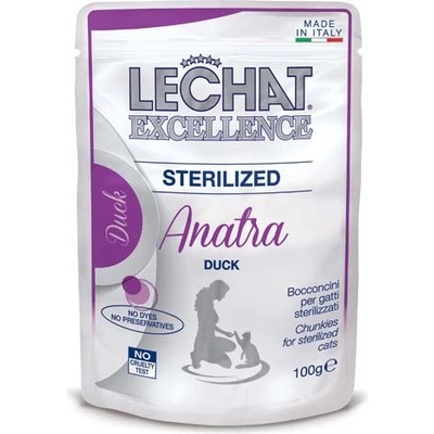 Monge Lechat Excelence Sterilized kachna 100 g