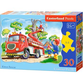 Castorland Пъзел Castorland от 30 части - Спасяването на котето (B-03358-1)