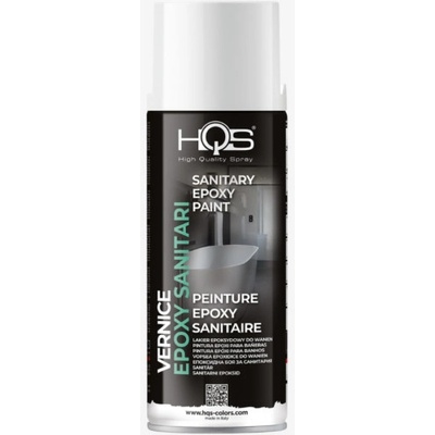 HQS farba v spreji na sanitárne povrchy 400 ml biela