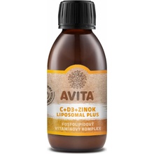 Avita C+D3+Zinek Liposomal Plus 200 ml