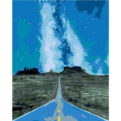 zuty Malování Podle Čísel Grand Canyon S Galaxií 80 x 100 Cm Plátno Rám