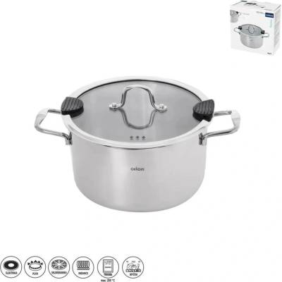 Orion Kastrol VENICE s poklicí 4,3 l 22 cm nerezová ocel, 8592381257125