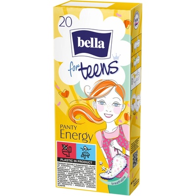 Bella Ежедневни дамски превръзки Bella for Teens Panty Energy 20бр (Т-211013)