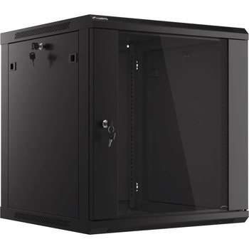 Image 1 of Lanberg Комуникационен шкаф за стена Lanberg 19 12U (600x600), Черен | WF01-6612-10B (WF01-6612-10B)