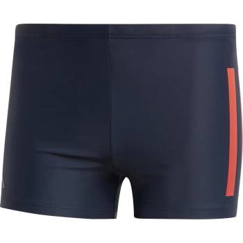 Adidas Бански гащета Adidas Bold 3 Stripe Boxer Swim Shorts - Ink/Scarlet