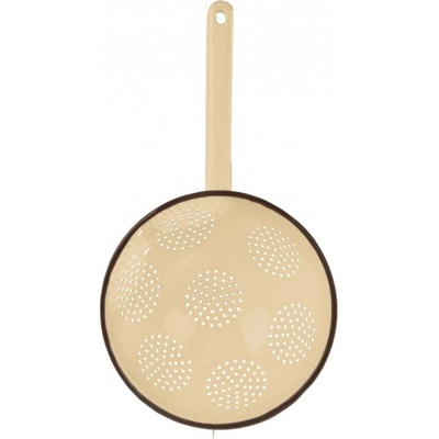 Cedník smalt BROWN pr. 22 cm