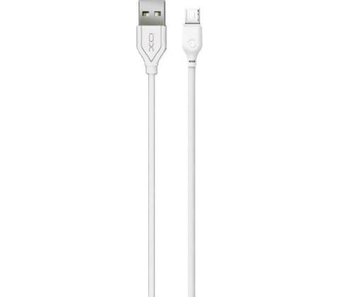 XO NB103 USB - microUSB, 2m, bílý