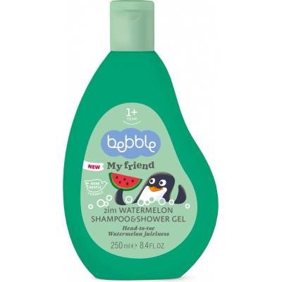 Bebble Strawberry Shampoo & Shower Gel Watermelon 2 v 1 pre deti 250 ml