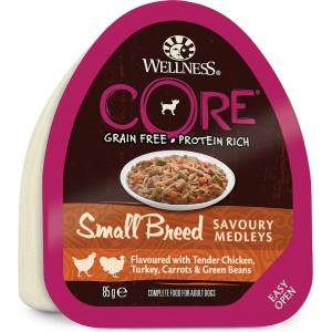 Wellness Core Dog Small Breed пиле & пуйка 85 г