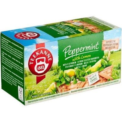Teekanne World of Herbs Peppermint with Lemon bylinný čaj 20 x 1,5 g