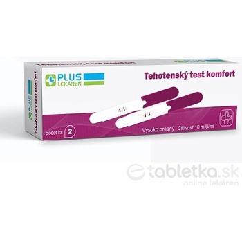 PlusLekáreň Komfort tehotenský test 2 ks