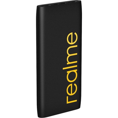 realme 3i Power Bank Two-Way Quick Charge 10000 mAh - преносима външна батерия с 2xUSB-A изходи за зареждане на мобилни устройства (черен)