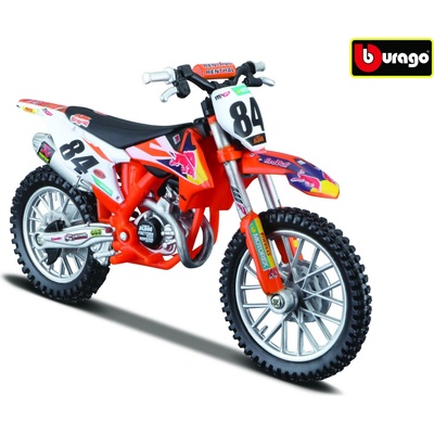 Bburago černá Bull KTM 450 SX F 2018 1:18