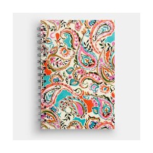 Sentio Бележник със спирала А5, 80л. Paisley Lt Blue