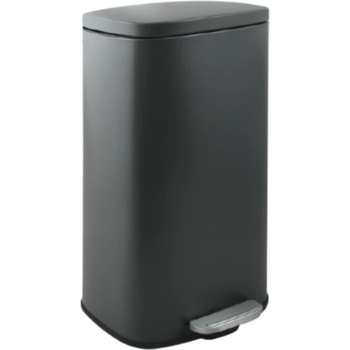 Image 1 of spirella Тъмносиво стоманено кошче за боклук с педал 50 l Akira - Spirella (10.21570)