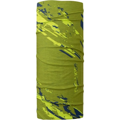 Trollkids Детски шал Trollkids Kid's Northern Lights Multitube Neckerchief - Pear Green / Wild Lime / Dark Indigo - размер One Size (203-2624-0311)