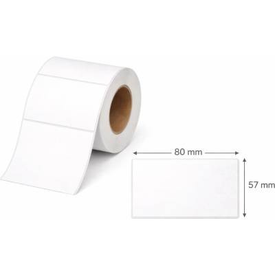 Termo Etiketa 88 mm x 40 mm, Thermo eco, Biela, Dutinka 40 mm, 1000 ks/kotúč, Permanentné lepidlo