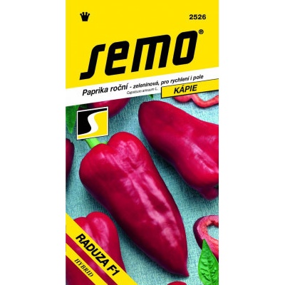 Semo Paprika zeleninová sladká F1 - Radúz F1 na pole ik rýchlenie pravá kapie 15s