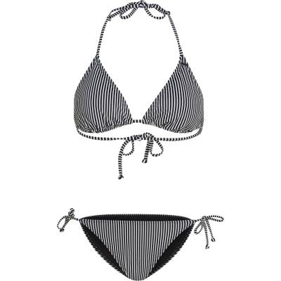 O'Neill Дамски комплект бикини O'Neill Women's Essentials Capri Bondey Bikini Set Bikini - Black Micro Stripe - размер 40 (EU) (150-6542-0114)
