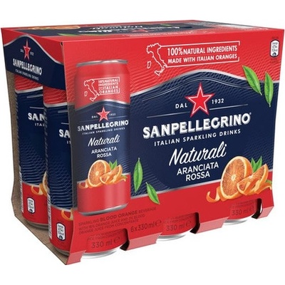 San Pellegrino Červený pomaranč 6 x 330 ml