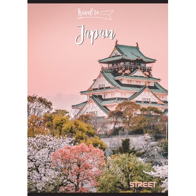 STREET Тетрадка Street, А4, квадратчета, 54л, Travel To (24471-А-TRAVEL)