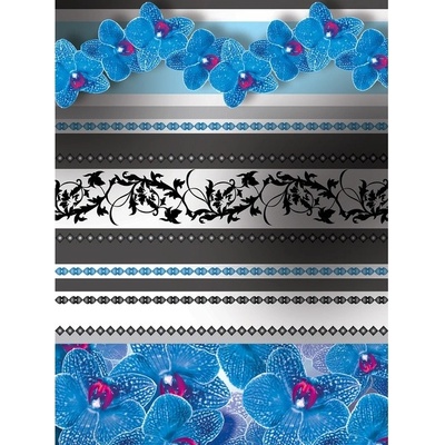 Preinterier Fototapeta panel - PL0102 - Kvetovaný ornament – nebeské kvety vlies - 206cm x 275cm