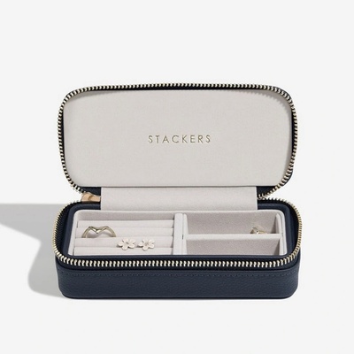 Stackers cestovní šperkovnice Navy Blue Medium Travel tmavě modrá 76145