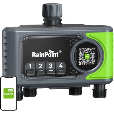 RainPoint WiFi se 4 zónami a bránou řídicí jednotka zavlažování – Zboží Dáma