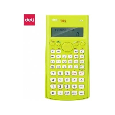 Deli Nature Deli Calculator SCIENTIFIC CALCULATOR DELI 1710A 12 DIGIT GREEN