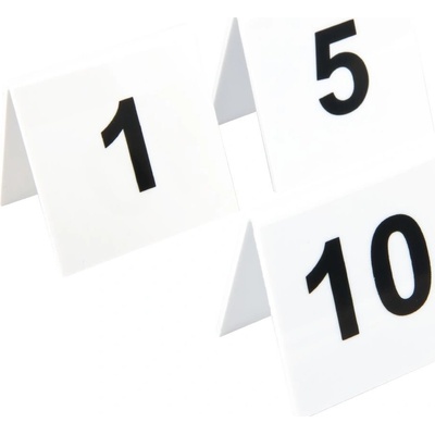 Beaumont Plastová čísla stolů 1–10