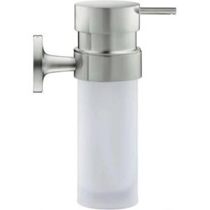Duravit Starck T - Дозатор за сапун с държач, матирано стъкло/матирана неръждаема стомана 0099357000 (0099357000)