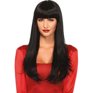 Leg Avenue Bangin' long straight wig black