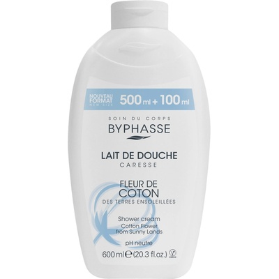 Byphasse Body Care bavlnený sprchový krém 600 ml