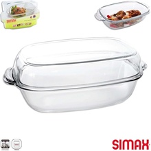 Simax pekáč hranatý 3,2 l s víkem